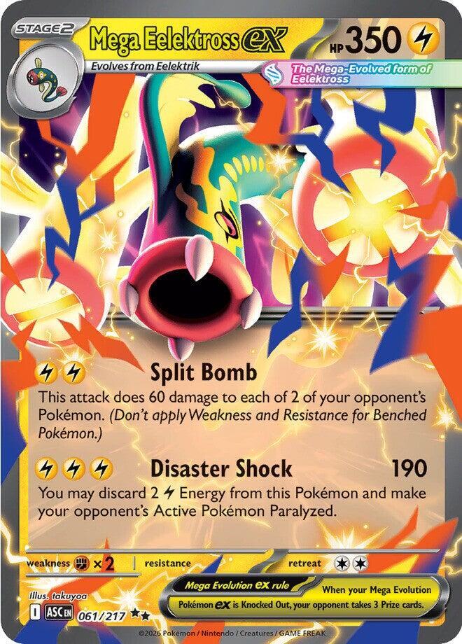 Mega Eelektross ex - 061/217 card image