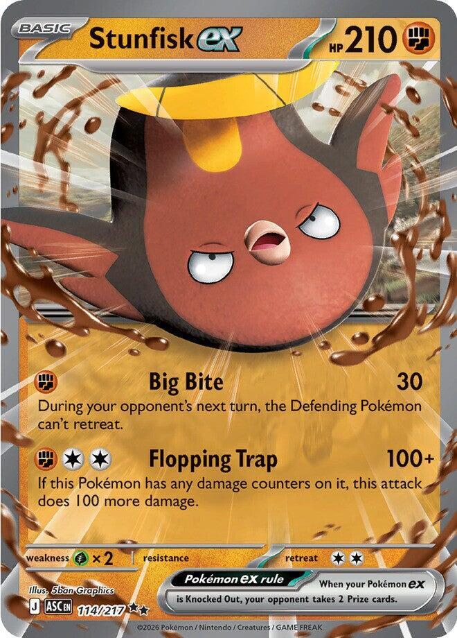 Stunfisk ex - 114/217 card image