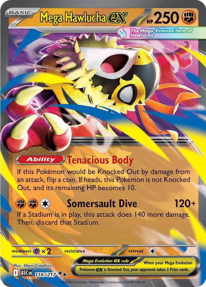 Mega Hawlucha ex - 116/217 card image