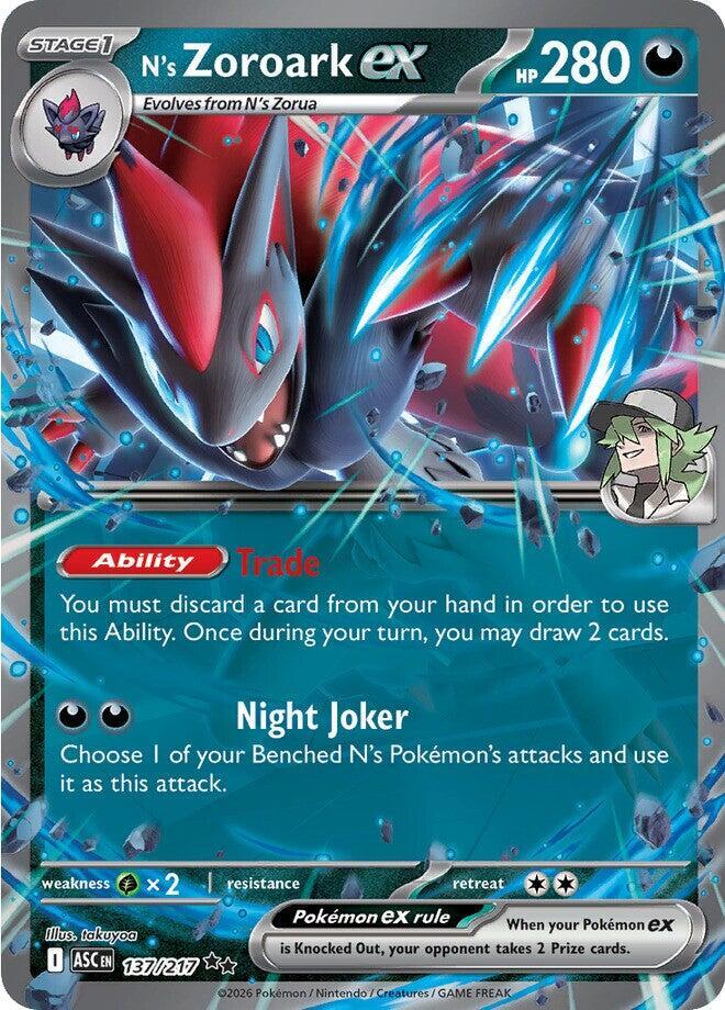 N's Zoroark ex - 137/217 card image