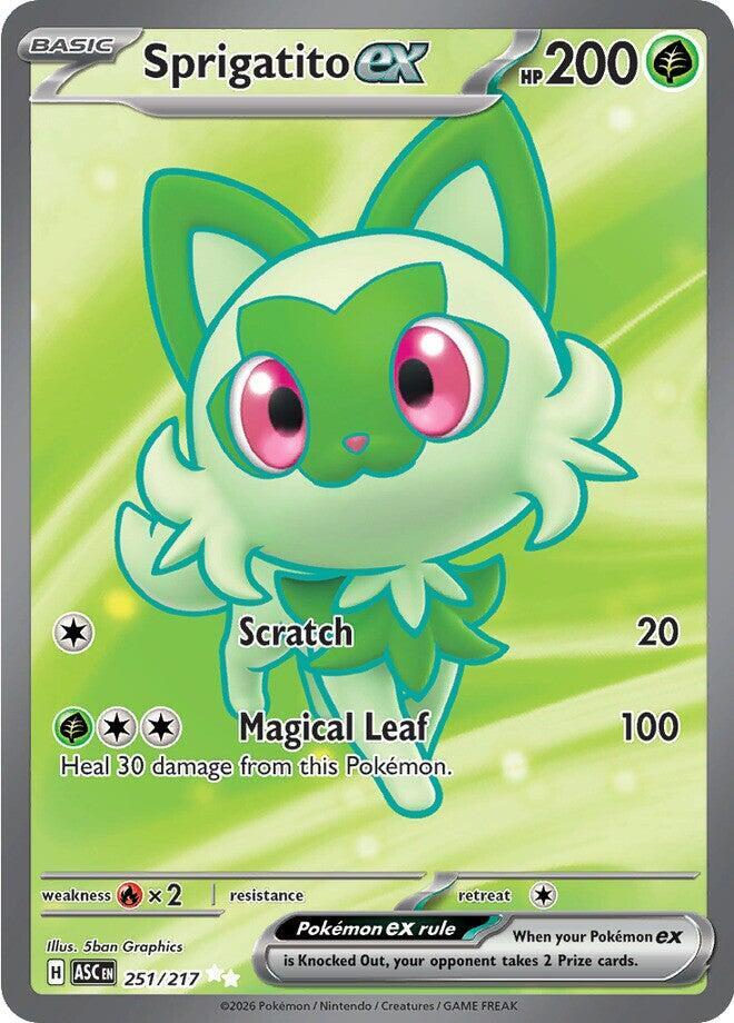 Sprigatito ex card image
