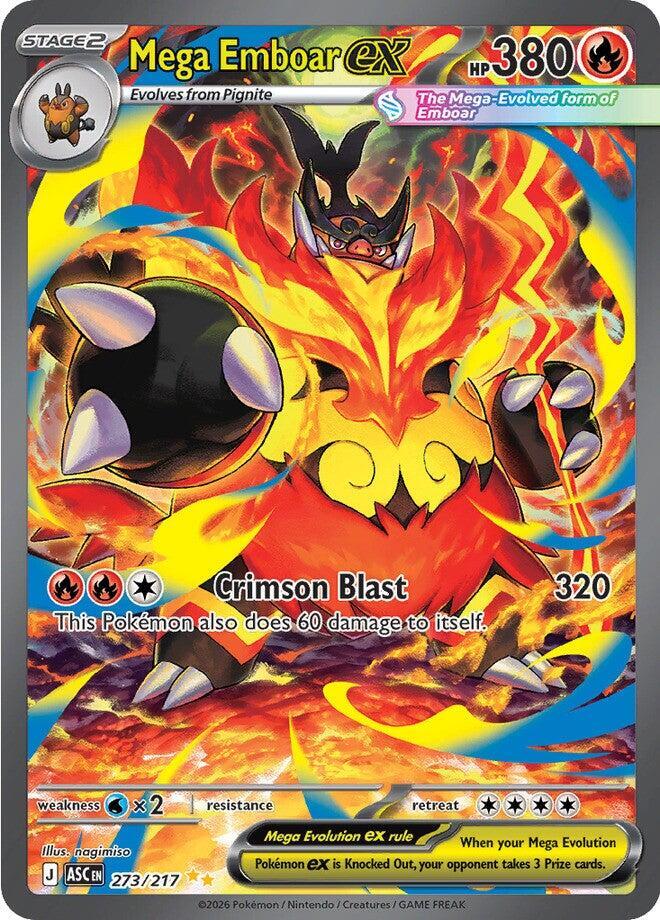 Mega Emboar ex - 273/217 card image