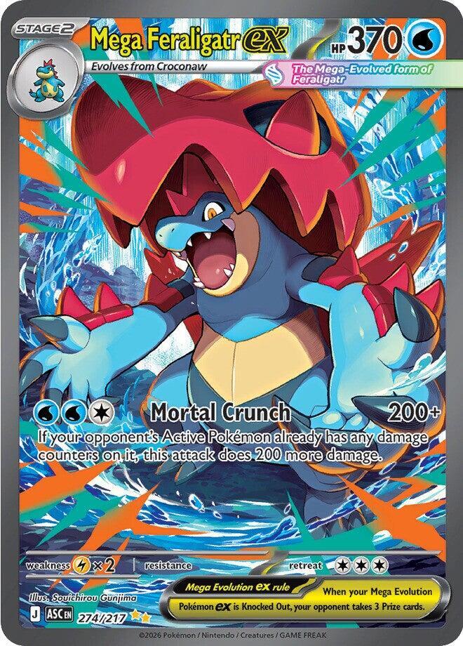 Mega Feraligatr ex - 274/217 card image