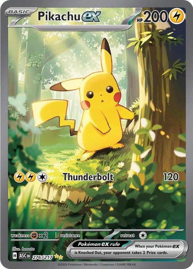 Pikachu ex - 276/217 card image
