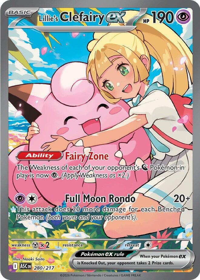 Lillie's Clefairy ex - 280/217 card image