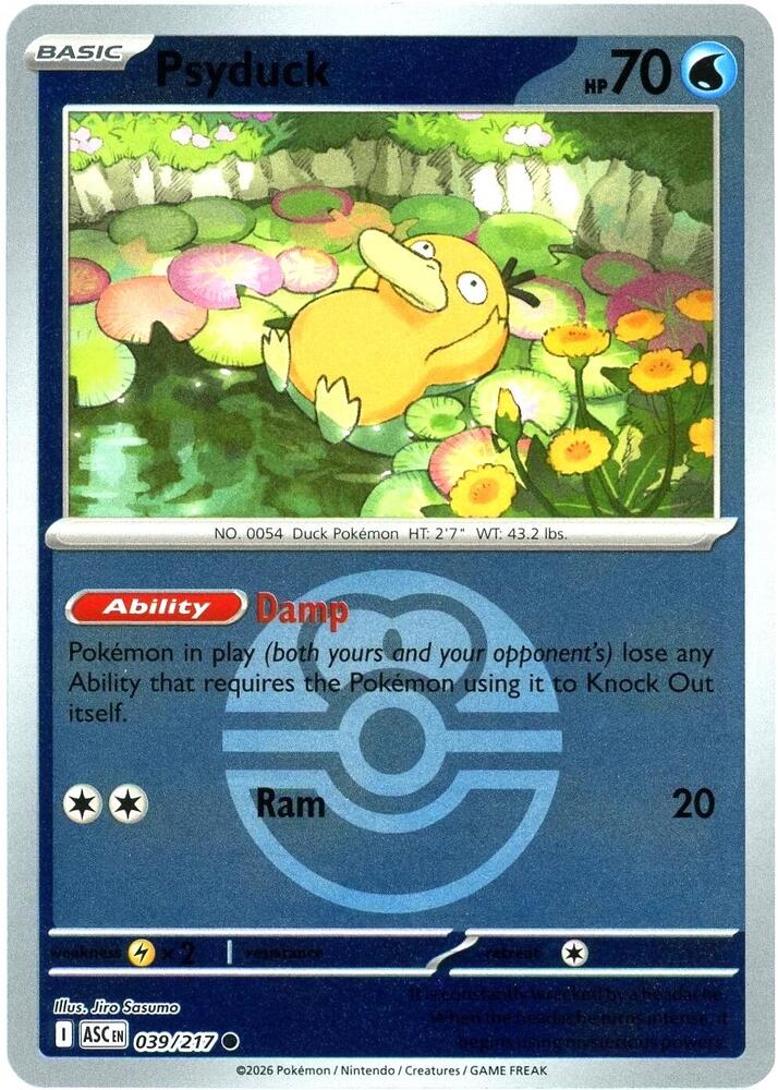 Psyduck - 039/217 (Love Ball) card image