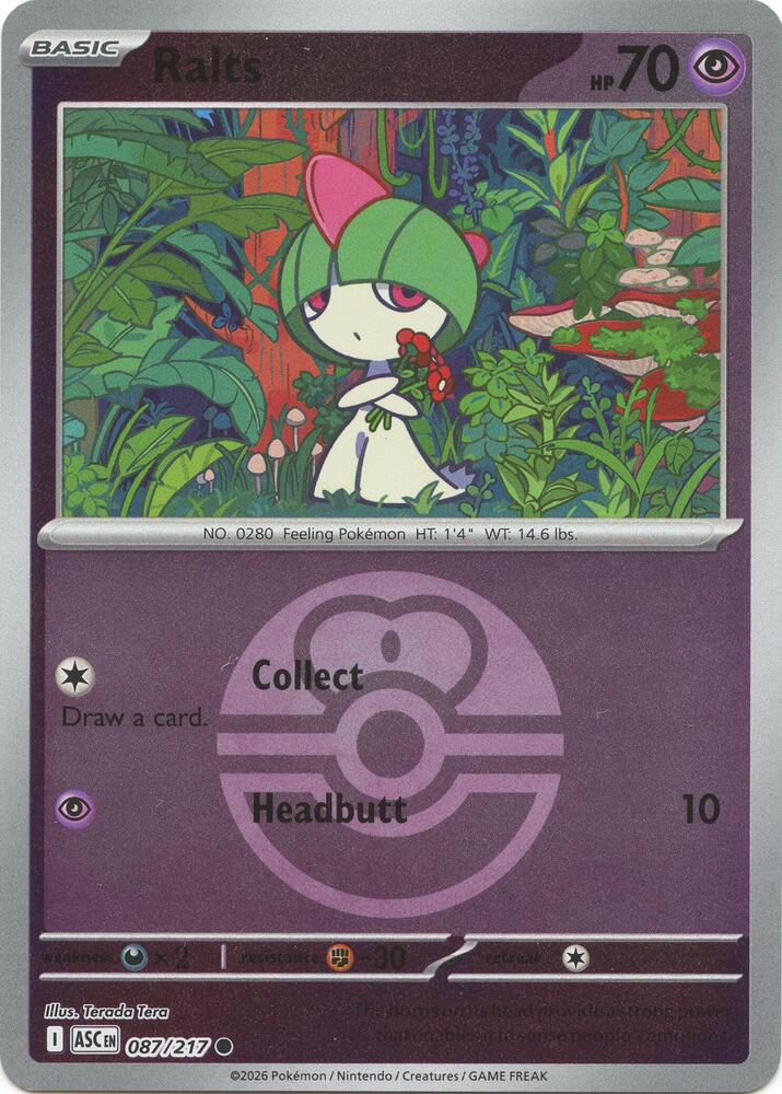 Ralts (Love Ball) card image