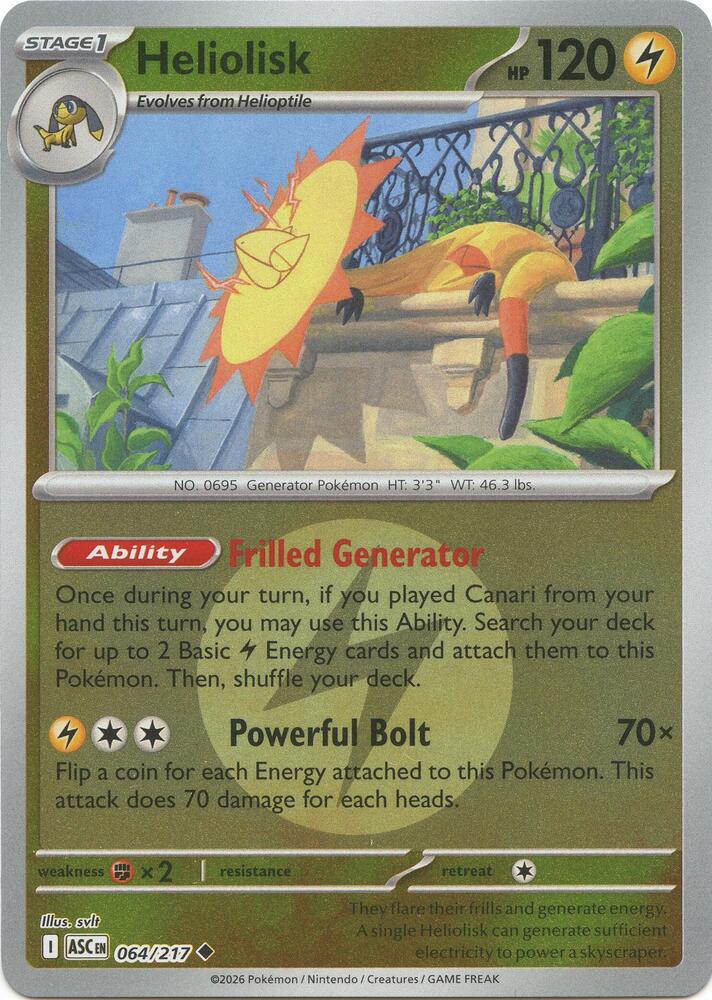Heliolisk - 064/217 (Energy Symbol Pattern) card image