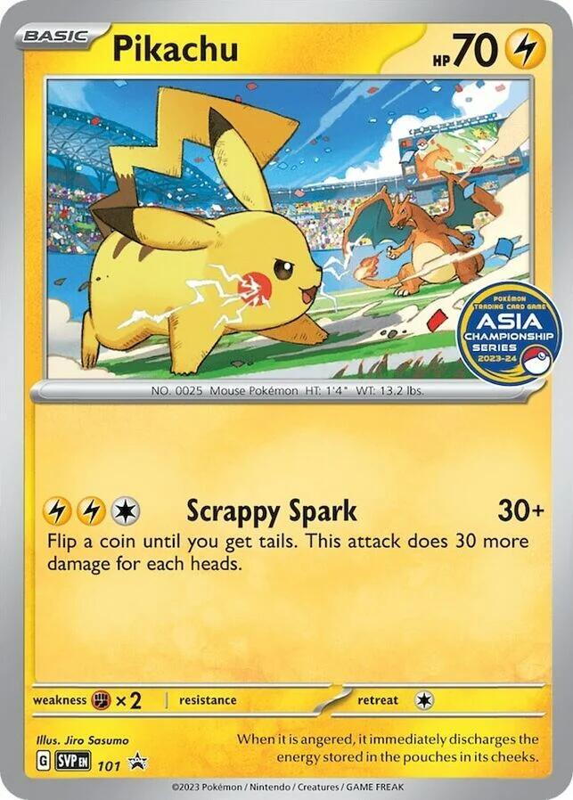 Pikachu (Asia Championship Series 23-24) card image