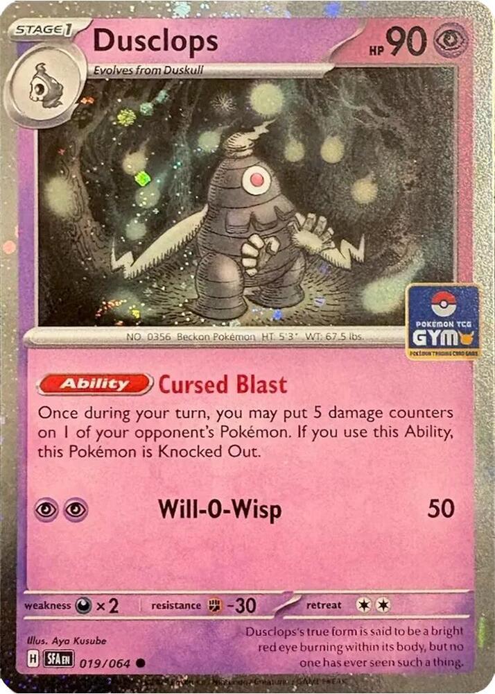 Dusclops - 019/064 (GYM) card image