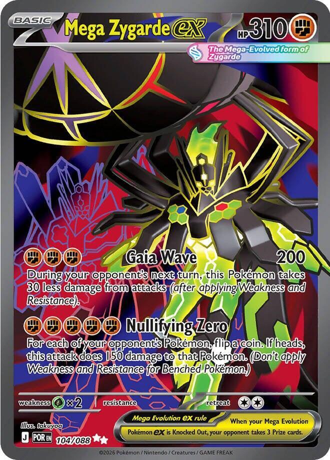 Mega Zygarde ex - 104/088 card image