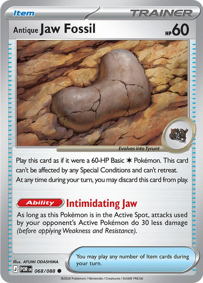Antique Jaw Fossil card image