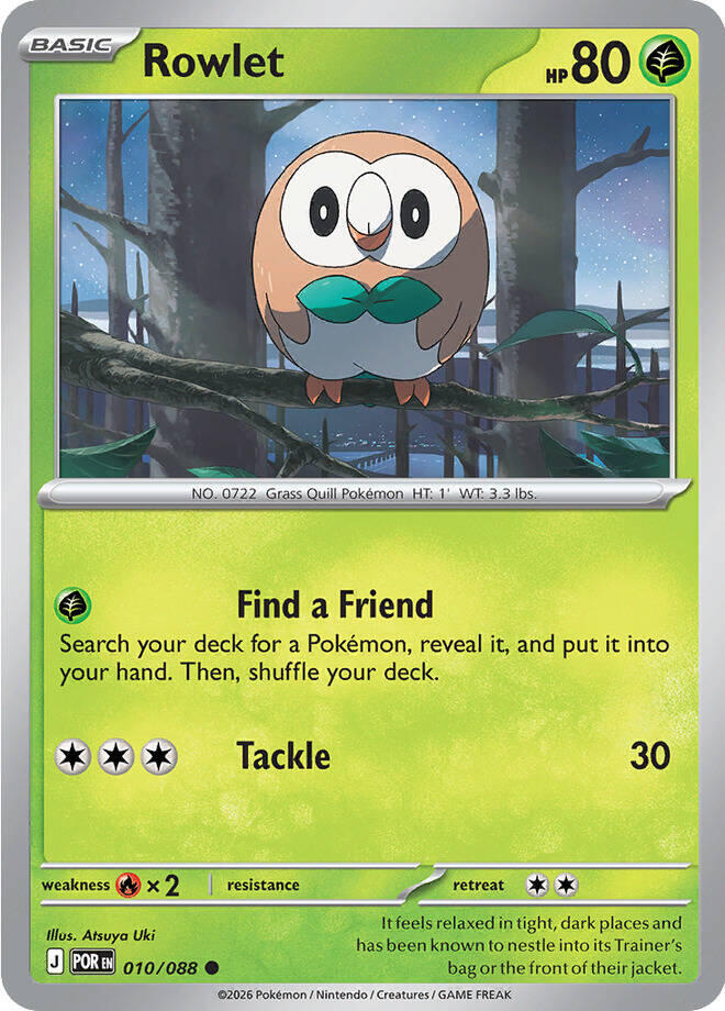 Rowlet - 010/088 card image