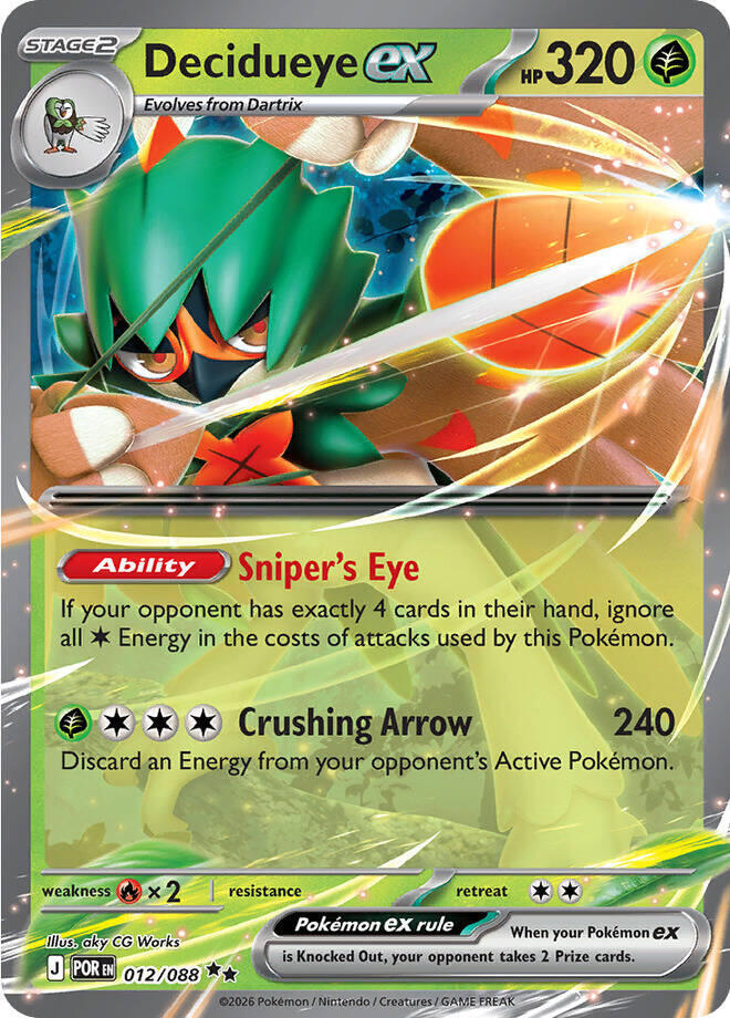 Decidueye ex - 012/088 card image