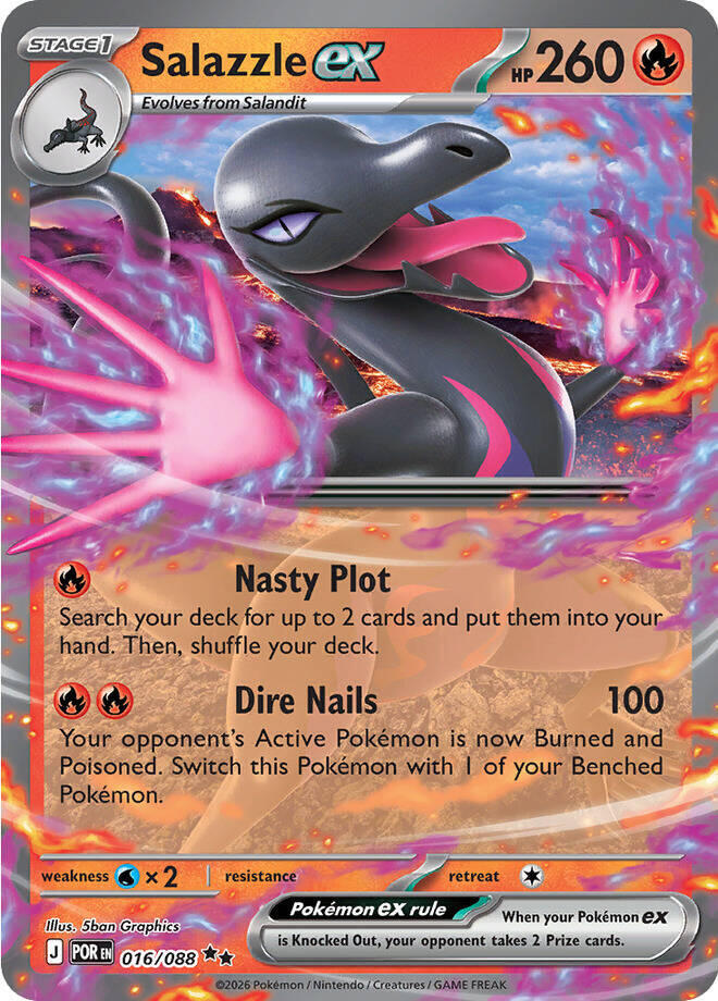 Salazzle ex - 016/088 card image