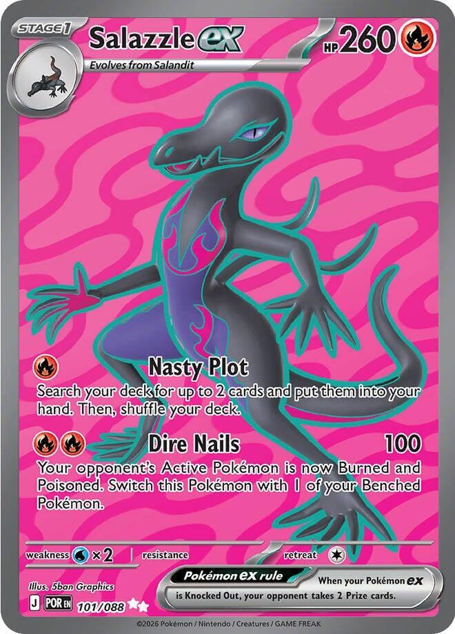 Salazzle ex - 101/088 card image