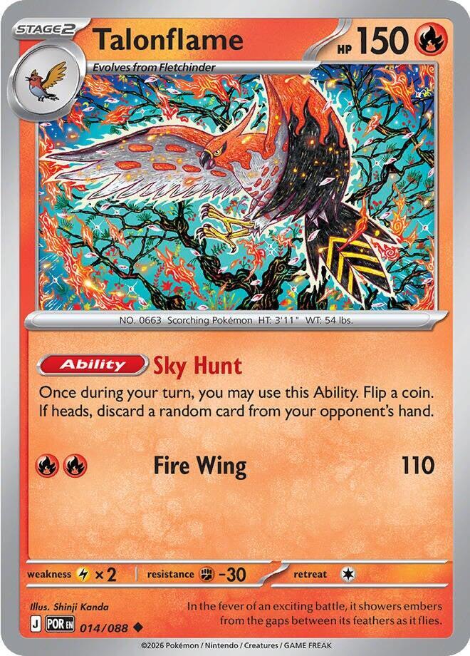 Talonflame - 014/088 card image