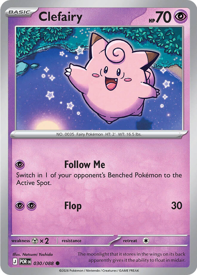 Clefairy - 030/088 card image