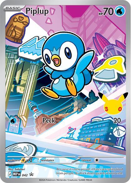 Piplup - 042 card image