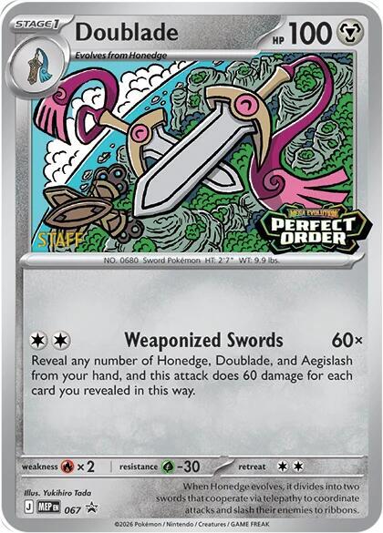 Doublade - 067 [Staff] card image