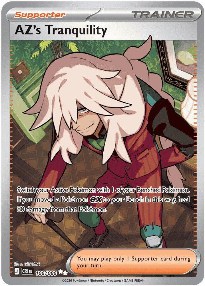 AZ's Tranquility - 106/086 card image