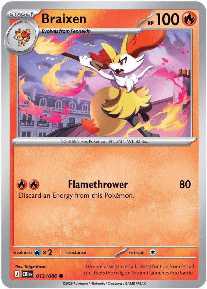 Braixen card image