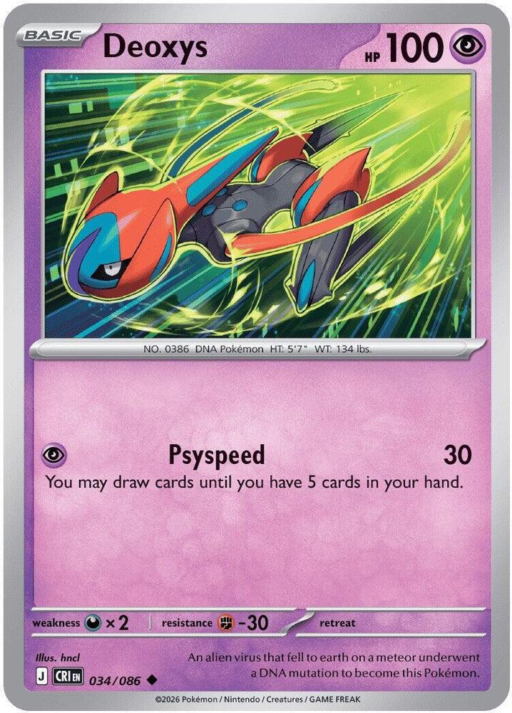 Deoxys - 034/086 card image