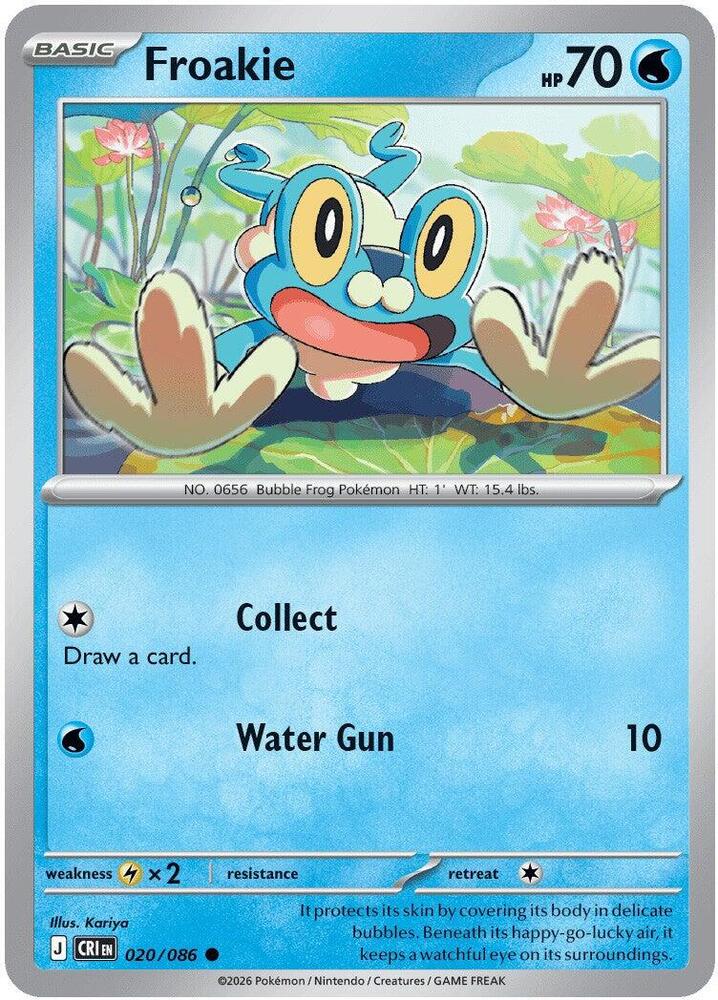 Froakie - 020/086 card image