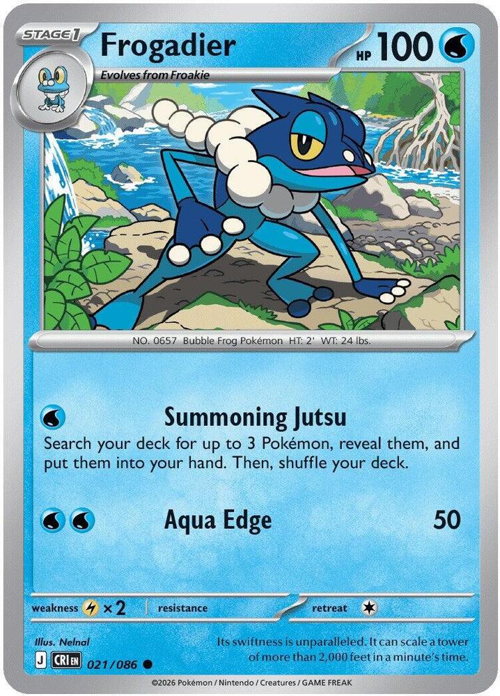 Frogadier - 021/086 card image
