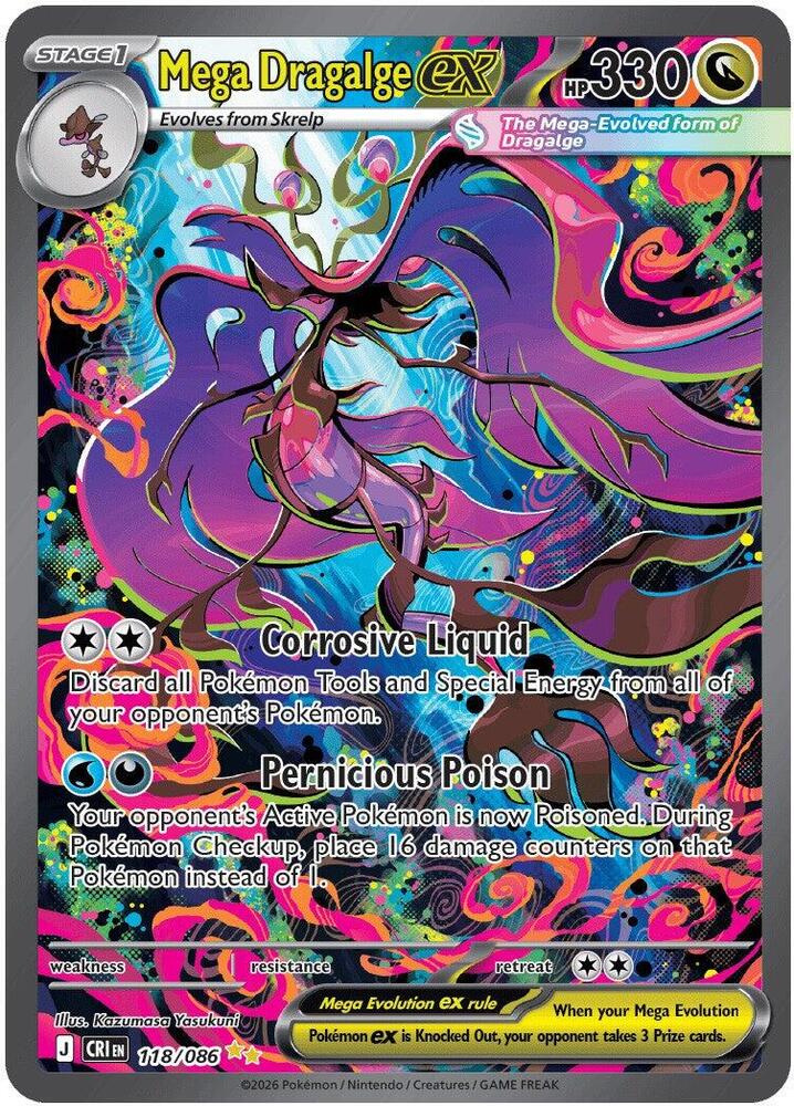 Mega Dragalge ex - 118/086 card image