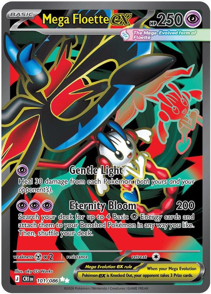 Mega Floette ex - 101/086 card image