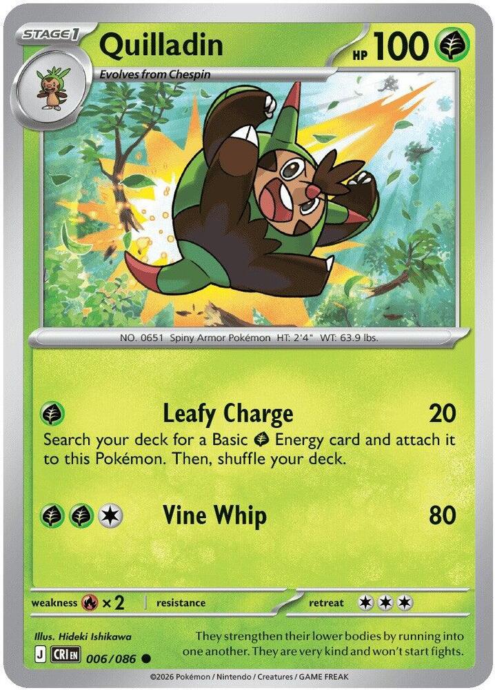 Quilladin card image