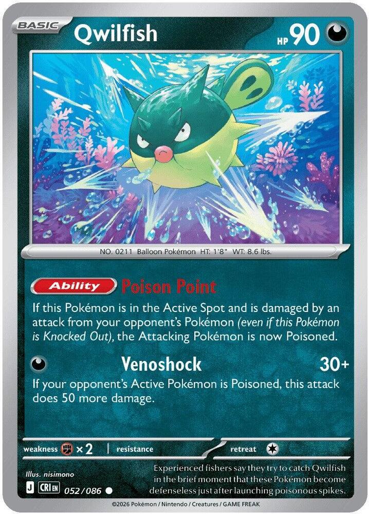 Qwilfish card image