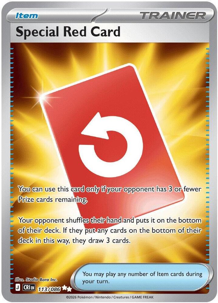 Special Red Card - 113/086 card image