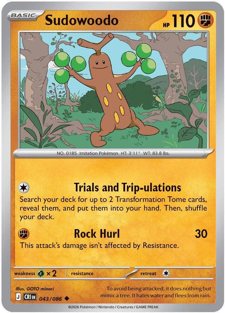 Sudowoodo card image
