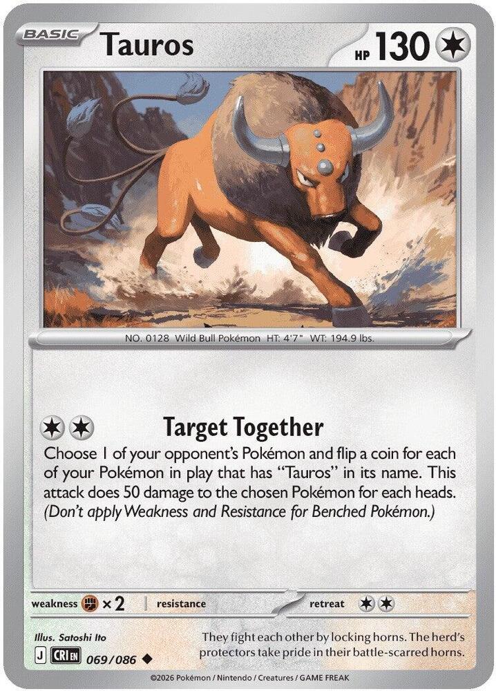 Tauros - 069/086 card image