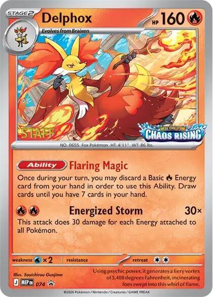 Delphox - 074 [Staff] card image