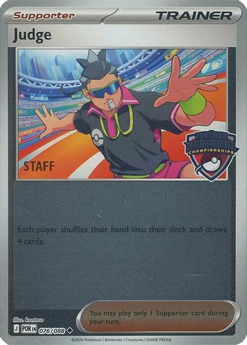Judge - 076/088 (Regional Championships) [Staff] card image