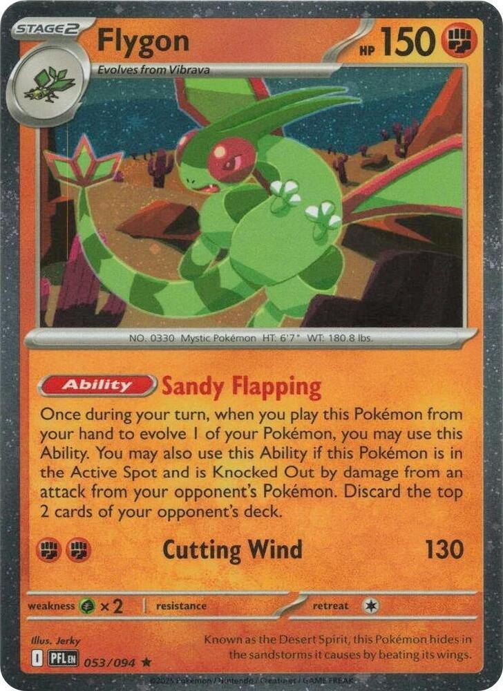 Flygon - 053/094 (Cosmos Holo) card image