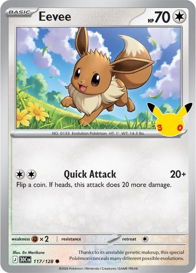 Eevee - 117/128 card image