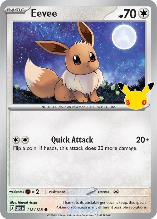 Eevee - 118/128 card image