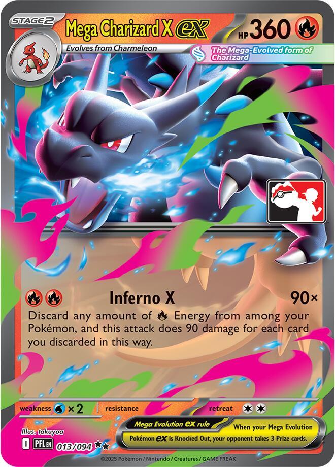 Mega Charizard X ex - 013/094 card image