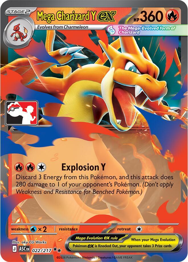 Mega Charizard Y ex - 022/217 card image