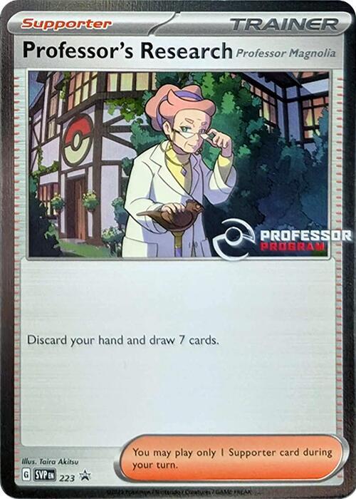 Professor's Research [Professor Magnolia] - 223 card image