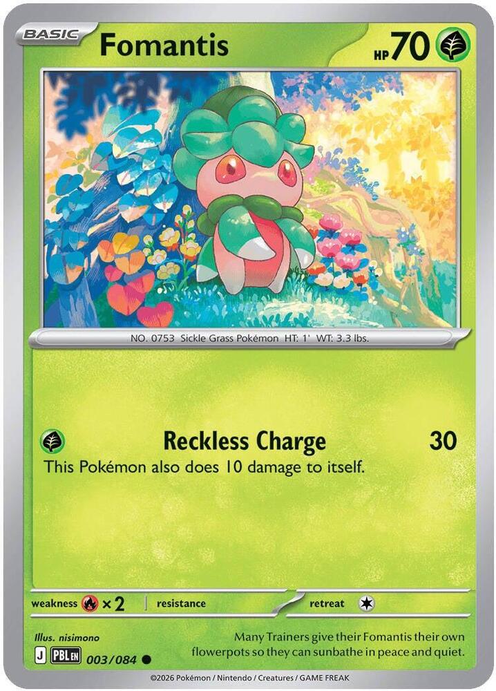 Fomantis - 003/084 card image