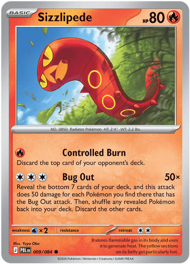 Sizzlipede card image