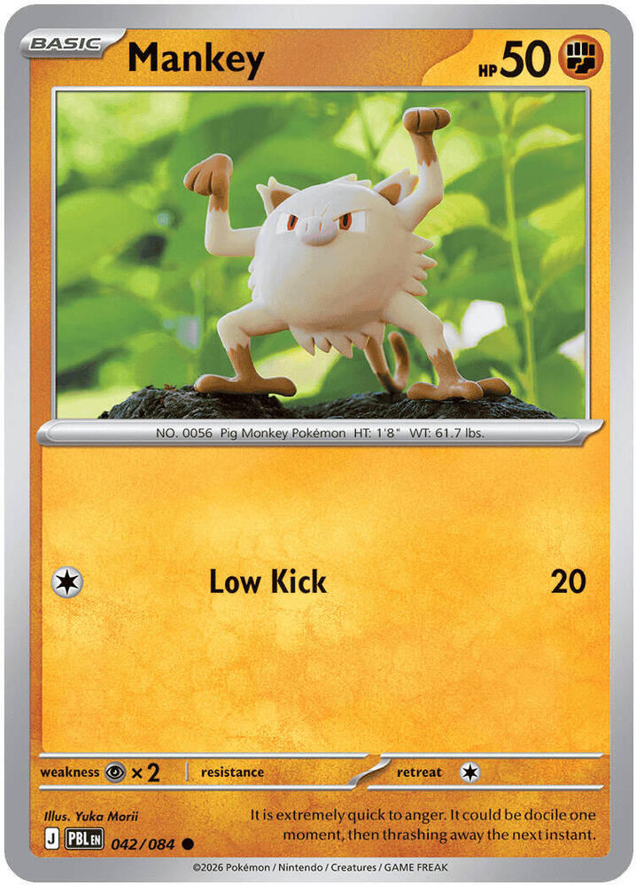 Mankey card image