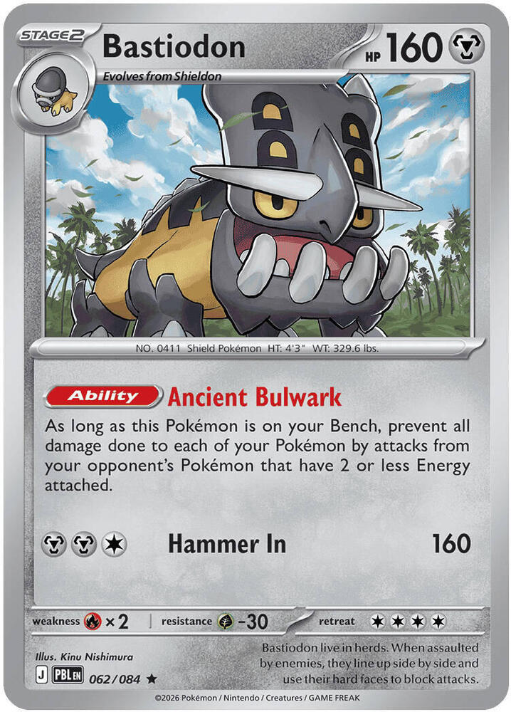 Bastiodon - 062/084 card image