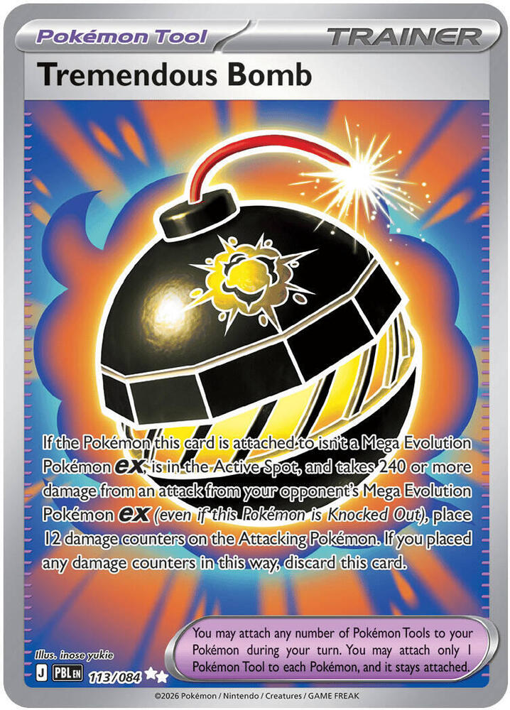 Tremendous Bomb - 113/084 card image