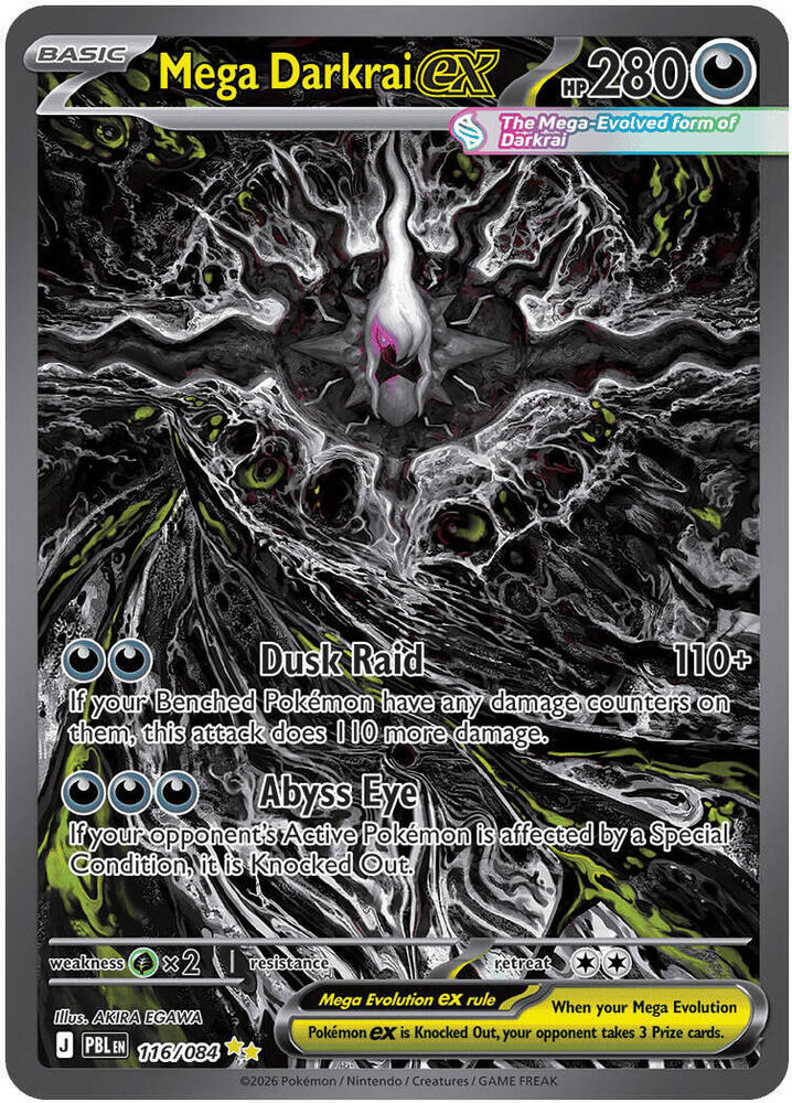 Mega Darkrai ex - 116/084 card image